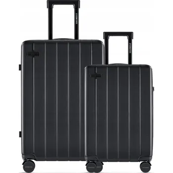 Sada Kufrů - Malý a Střední, Kolečka 360°, Zámek TSA, ABS, Černá