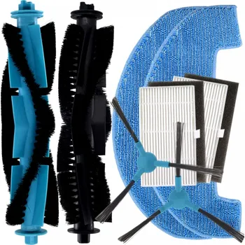 Sada příslušenství pro robotický vysavač HEPA filtry a kartáče pro vysavač CECOTEC Conga 2499 Ultra Home Titanium sada a mopy 7ks