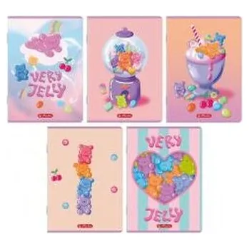 Set školních potřeb Zeszyt A5/16K kratka Jelly (20szt) HERLITZ