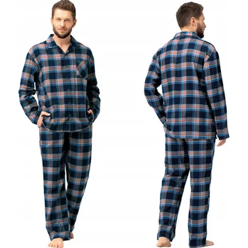 Key Pánské pyžamo MNS 431 B25 s dlouhým rukávem, velikost 3XL