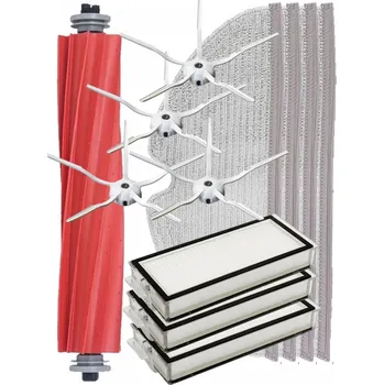 Sada příslušenství pro robotický vysavač Kartáče a HEPA filtry pro vysavač XIAOMI Q7 Max Plus Roborock sada a mopy 12ks