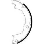 Sada brzdových čelistí, parkovací brzda PAGID H9945N