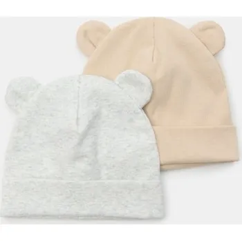 Oblečení a móda Sinsay - Čepice s 3D prvky 2 balení - vícebarevná - 234HH-MLC - 234HH-MLC-X69