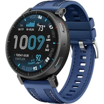 Ostatní příslušenství k chytrým hodinkám VSECHNONAMOBIL 134521 HYBRID Vyměnitelný řemínek pro Amazfit Active Max tmavě modrý