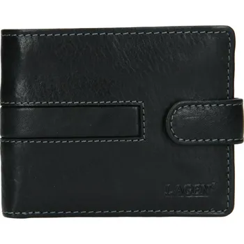 Peněženka Pánská kožená peněženka Lagen 1997/T černá s RFID ochranou, Lagen