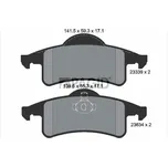 Sada brzdových destiček, kotoučová brzda PAGID T1297N