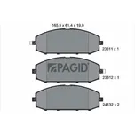 Sada brzdových destiček, kotoučová brzda PAGID T1370N
