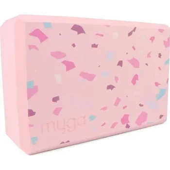 MYGA Blok na jógu Myga Terrazzo RŮŽOVÁ