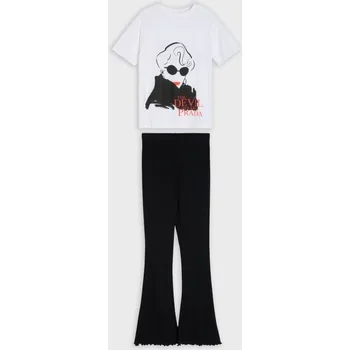 Dámské pyžamo Sinsay - Dvoudílné bavlněné pyžamo The Devil Wears Prada - bílá - 496HF-00X - 496HF-00X-L