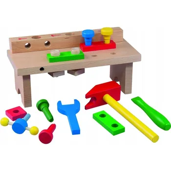 Dřevěná hračka Sada nářadí pro děti Detoa