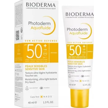 Přípravek na opalování Ultralehký opalovací krém Bioderma SPF 50+ 40 ml na obličej – bezbarvý