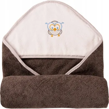 Prostěradlo Deka s kapucí BabyMatex 100 x 100 cm šedá