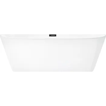 Vana Volně stojící vana CORSAN Salina 160, černá zátka