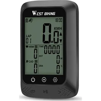 Sportovní měřič WEST BIKING GPS cyklocomputer pro horsroad a silniční cyklistiku
