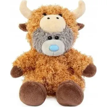 plyšák Medvídek Me to you - Skotská kráva (13 cm) Carte Blanche