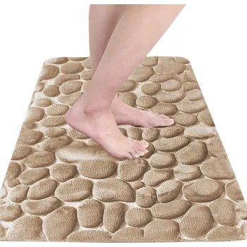 Koupelnová předložka KOUPELNOVÁ PŘEDLOŽKA 50X80CM VELKÁ MĚKKÁ XXL SAVÁ PROTISKLUZOVÁ PAMĚŤOVÁ PĚNA