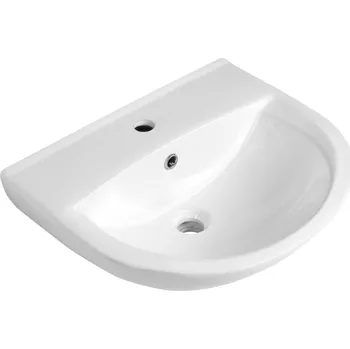 Umyvadlo BRUCKNER SPIRAL keramické umyvadlo 50x42cm, bílá