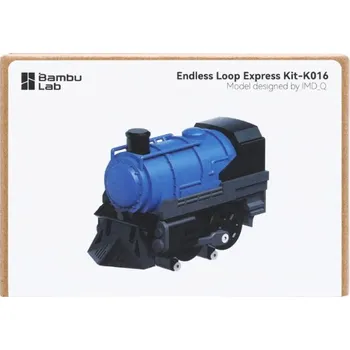 Příslušenství k 3D tiskárně Endless Loop Express Kit-016 - sada komponentů pro stavbu 3D modelu vlaku - Bambu Lab