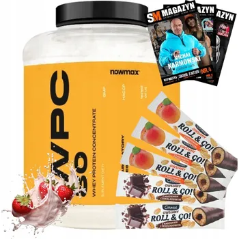 Protein Protein nowmax koncentrát WPC prášek jahoda 2000 g