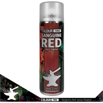 Modelářská barva Colour Forge Spray: Sanguine Red (500ml)