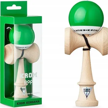 Žonglování KROM POP LOL kendama - žonglovací dřevěná hračka Barva: Tmavěji zelená