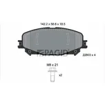 Sada brzdových destiček, kotoučová brzda PAGID T2711N