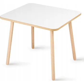Konferenční stolek Dětský stolek obdélníkový bílý