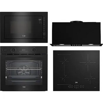 Domácí spotřebič Vestavný set Set Beko BBIS17300BMPSE + Beko BMCB 25433BG + Beko HII 64200FMT + Beko HNU61422B