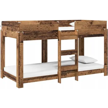 Postel Patrová postel pro děti Staré dřevo 90 x 200 cm