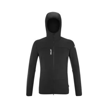 Pánská mikina Millet FUSION GRID HOODIE Men NOIR NEW černá XL