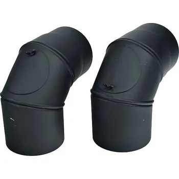 Koleno přestavitelné 0-90° s čistícím otvorem Průměr 145mm