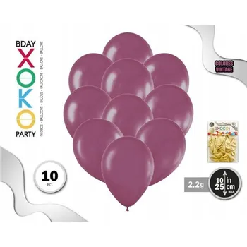 Balónek Latexový balónek bordó - narozeninová dekorace 25 cm