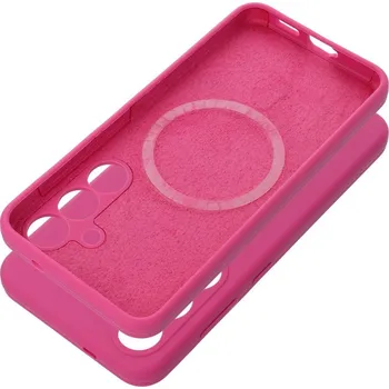 Náhradní kryt pro mobilní telefon Kryt pouzdra Silicone 2mm Samsung Galaxy S25 Ultra s MagSafe Pink