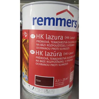 lazura REMMERS HK Lazur - olejová lazura 2,5 ltr. TEAK