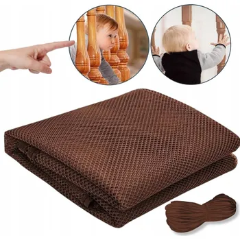Obraz Ochranná síť - na balkon, schody, zábradlí - 3m hnědá