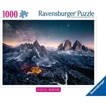 Puzzle Ravensburger Puzzle 1000 dílků 1000 Tre Cime Dolomity Puzzle