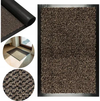 Rohožka GUMOVÁ ROHOŽKA PŘED DVEŘE 80 x 120 CM - VENKOVNÍ ČISTICÍ ZÓNA