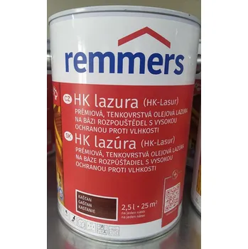lazura REMMERS HK Lazur - olejová lazura 2,5 ltr. KAŠTAN