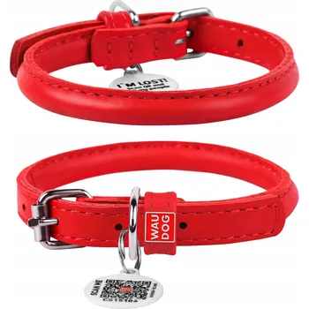 Obojek pro psa Kožený obojek pro psa Waudog vel. XS