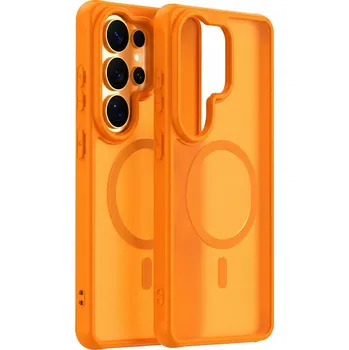 Pouzdro na mobilní telefon Techsuit - HaloFrost II MagSafe - Samsung Galaxy S26 Ultra - Oranžová