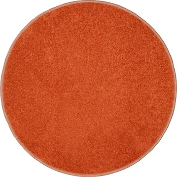 Koberec Kusový koberec Eton terra kruh, 200x200 (průměr) kruh, oranžová, obývací pokoj, AladinWorld Expres - 1 rok na vrácení + DOPRAVA ZDARMA k Vám i zpět