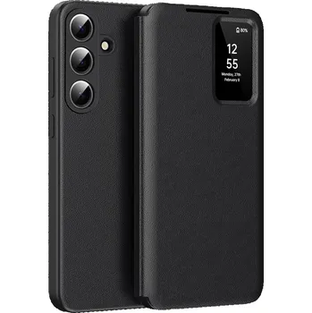 Pouzdro na mobilní telefon Techsuit - SmartView Series - Samsung Galaxy S26 Plus - Černá