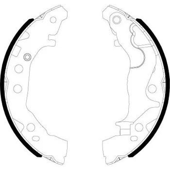 Brzdová čelist Sada brzdových čelistí HELLA PAGID H1864N