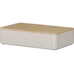 Konferenční stolek Elivo - Meble Bogart kašmír / olejovaný dub 100x25.5 cm