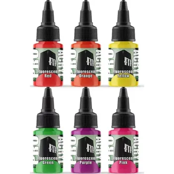 Modelářská barva Pro Acryl Fluorescents Set 6x22 ml