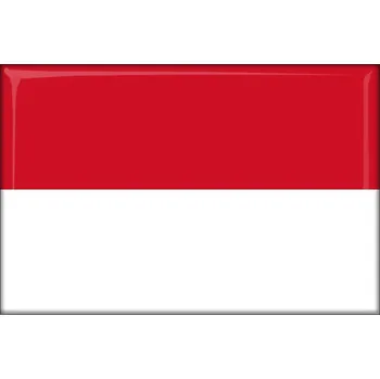 Dekorativní magnet Magnetka vlajka Indonésie