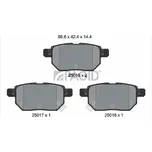 Sada brzdových destiček, kotoučová brzda PAGID T1921N