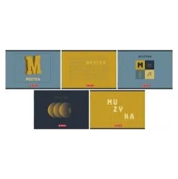 Set školních potřeb Zeszyt do nut A5/16K pięciolinia mix(5szt) HERLITZ