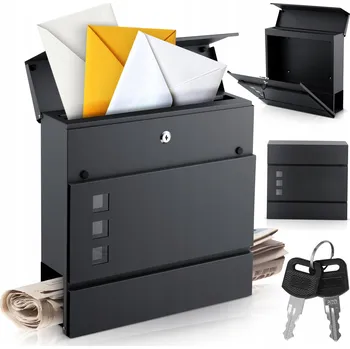 Poštovní schránka HUMBERG šedá poštovní schránka s Poštovní schránka