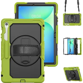 Pouzdro na tablet VSECHNONAMOBIL 109862 SOLID 360 Odolný obal pro Samsung Galaxy Tab S10 FE+ zelený